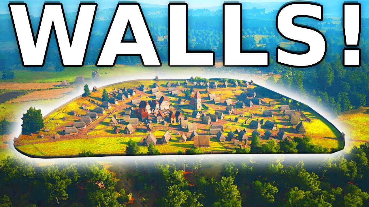 Manor Lords: How To Build A CITY WALL Without RUINING Your Save Game!