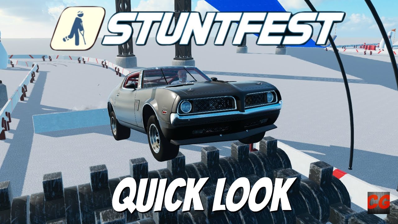 Stuntfest Gameplay- Quick Look- Ragdoll Physics Death!