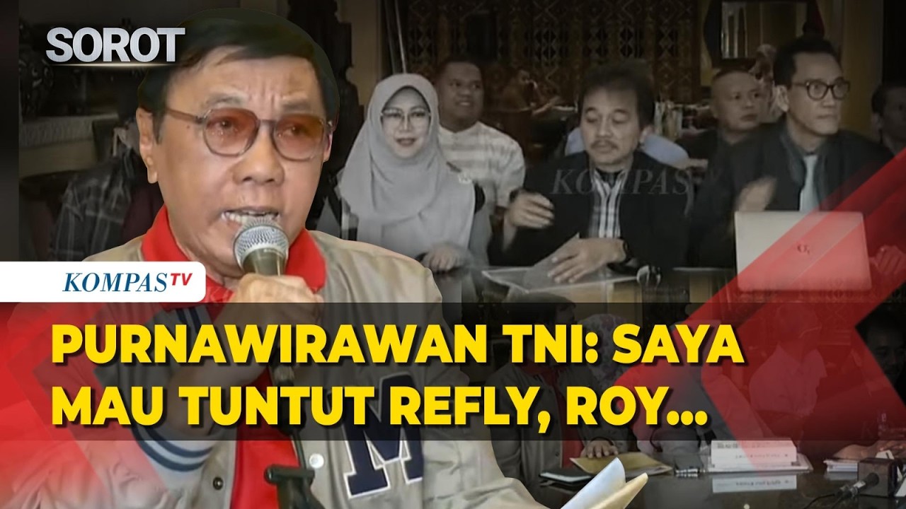 Tiba-Tiba Tuntut Roy Cs di Kasus Ijazah Jokowi, Purnawirawan TNI Moeryono Beber Dukungan Jenderal?