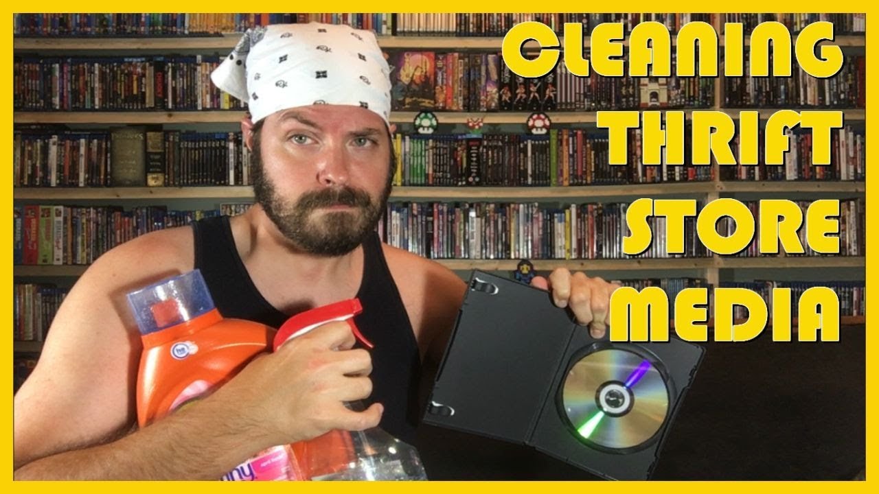 How I Clean Thrift Store Movies, CDs, and Records (Used Physical Media)