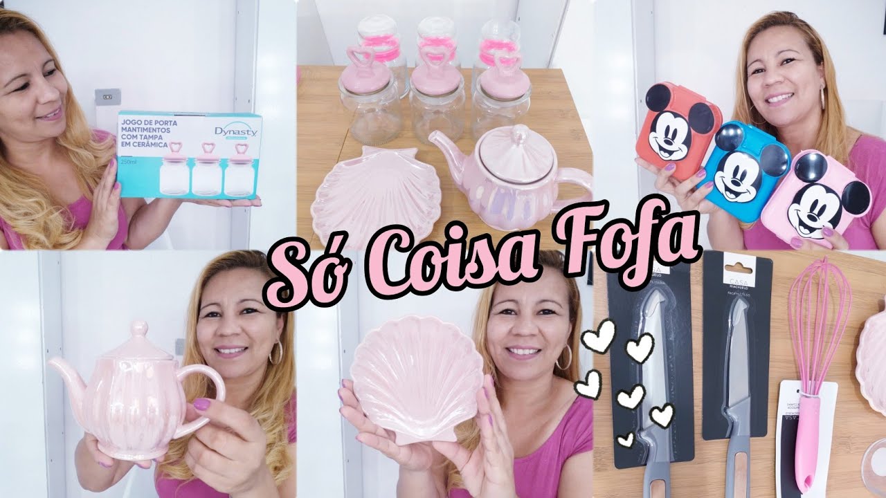 Comprinhas Fofas pro Lar💕Super achadinhos Tudo Rosa #achadinhos