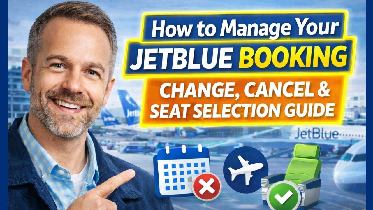 Управление бронированием в авиакомпании JetBlue | Руководство по изменению, отмене и выбору места