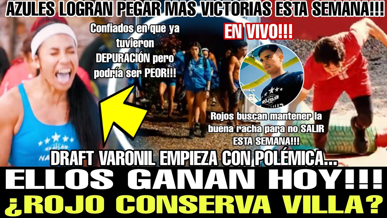 😱 ELLOS GANAN TODO HOY!!! ¿DRAFT VARONIL EMPIEZA? ROJO CONSERVA VILLA AVANCE 102 EXATLÓN MÉXICO 2025
