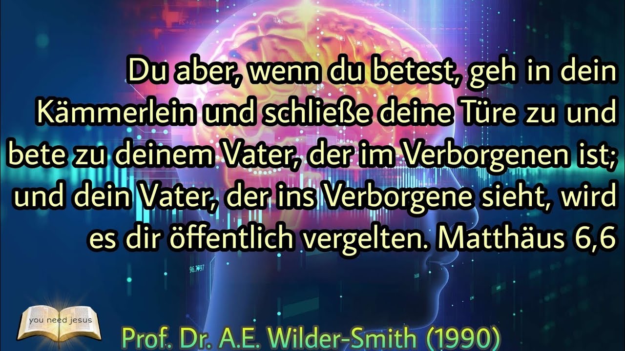 Computerwesen des menschlichen Gehirns - Prof. Dr. A.E. Wilder-Smith (1990) Sch&ouml;pfung + Wissenschaft
