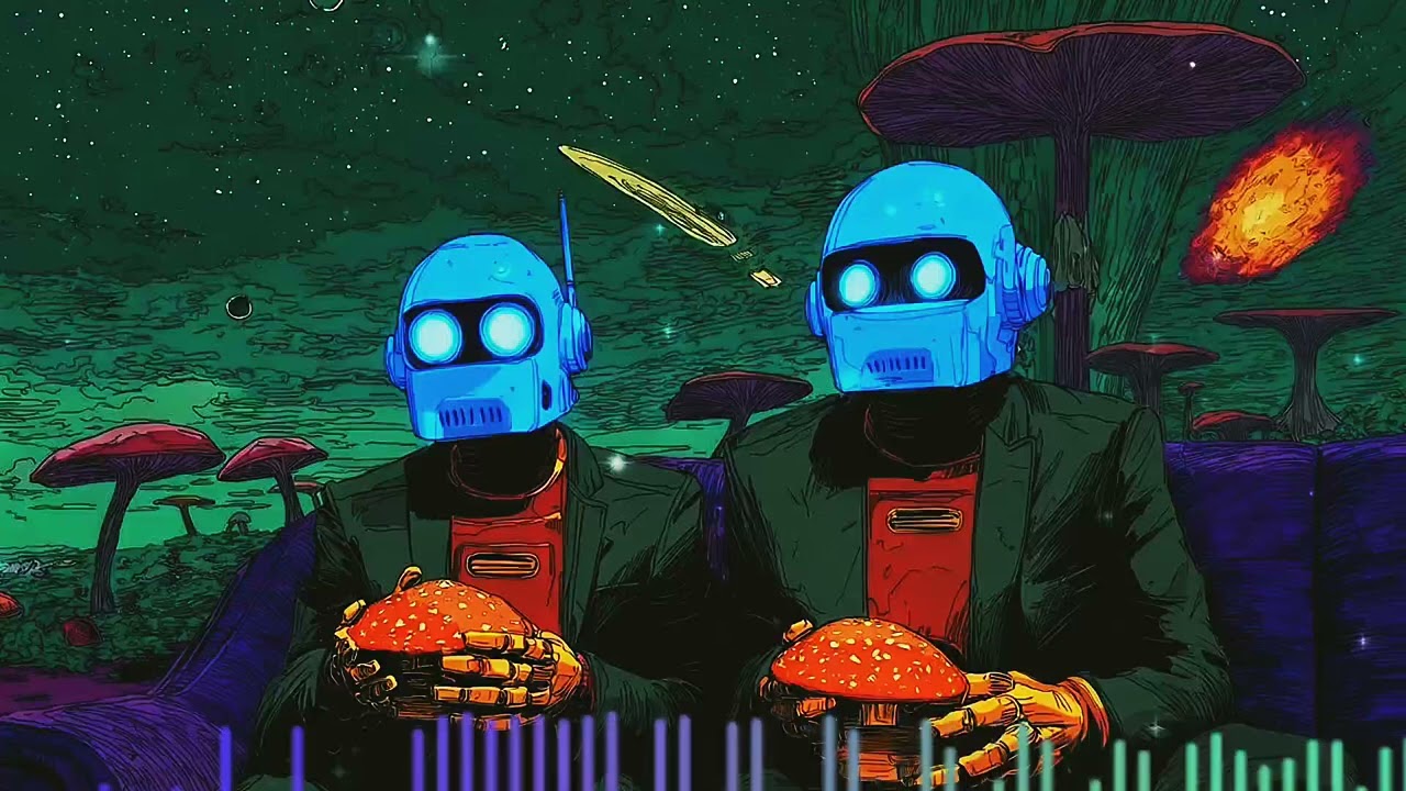 Daft Punk Inspired Electronic Lounge Groove 🍄🤖 | Chillwave x Neo Soul x Electro Funk Vibes