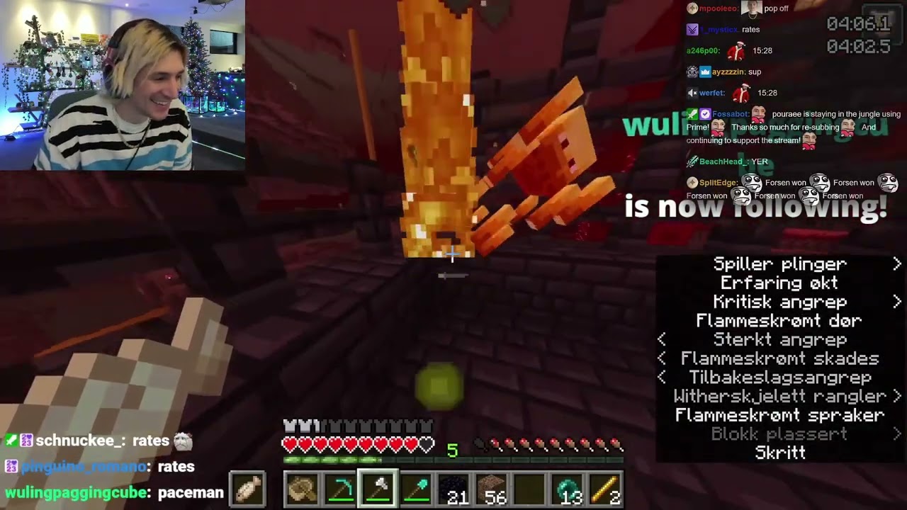 xQc Reacts to NEW MINECRAFT SPEEDRUN WORLD RECORD (7:01)