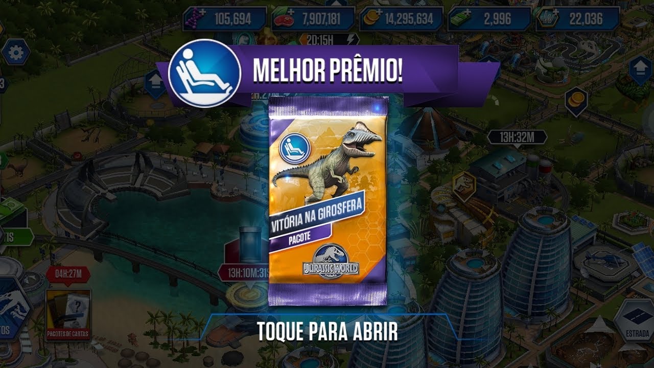 Jurassic World! Batalha Girosfera aquática.