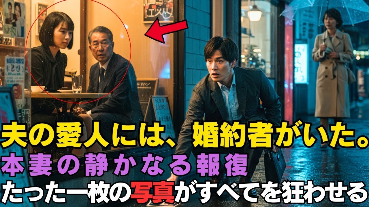 妻が愛人の婚約者（別の男性）に接近…“偶然”を装って愛人の浮気の証拠をそっと渡す