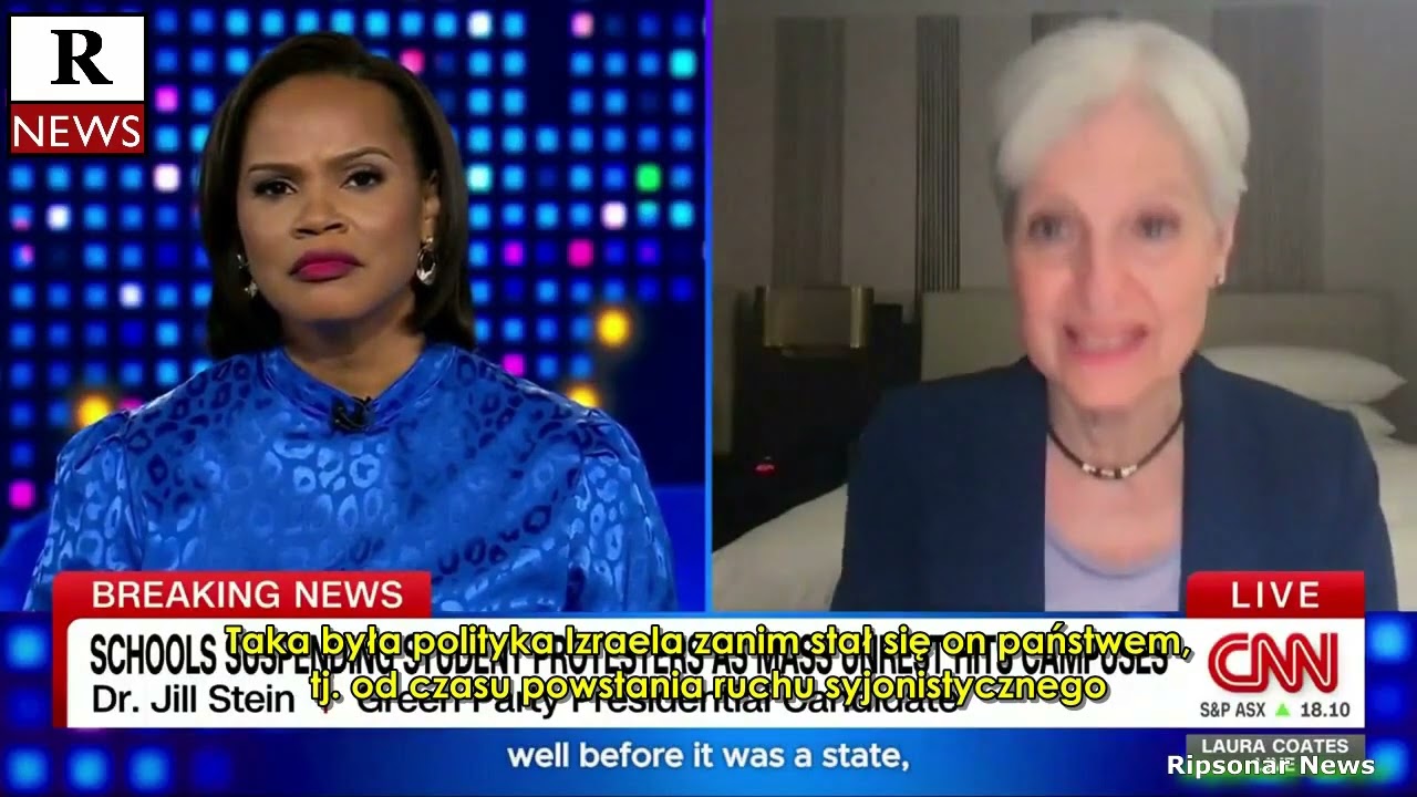 Dr Jill Stein o syjonizmie w CNN