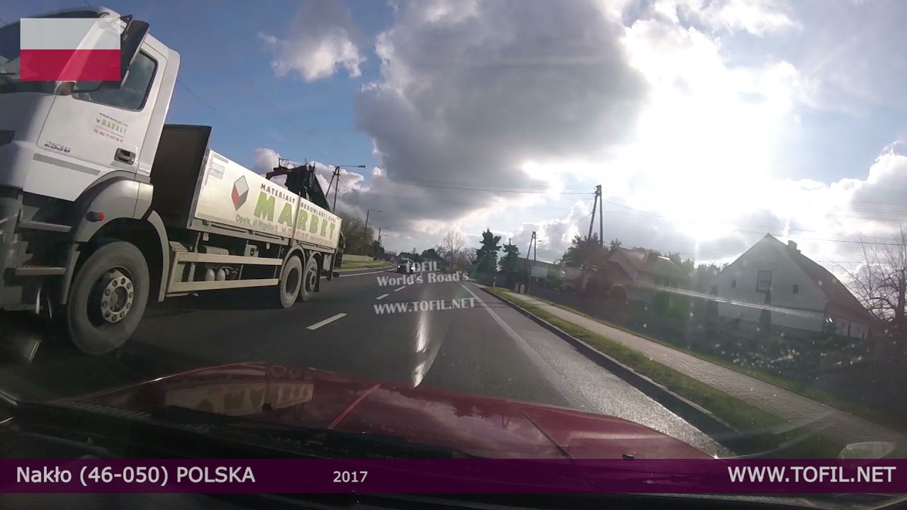 Nakło (46-050) POLAND 2017 Dashcam Driving Movies WWW.TOFIL.NET