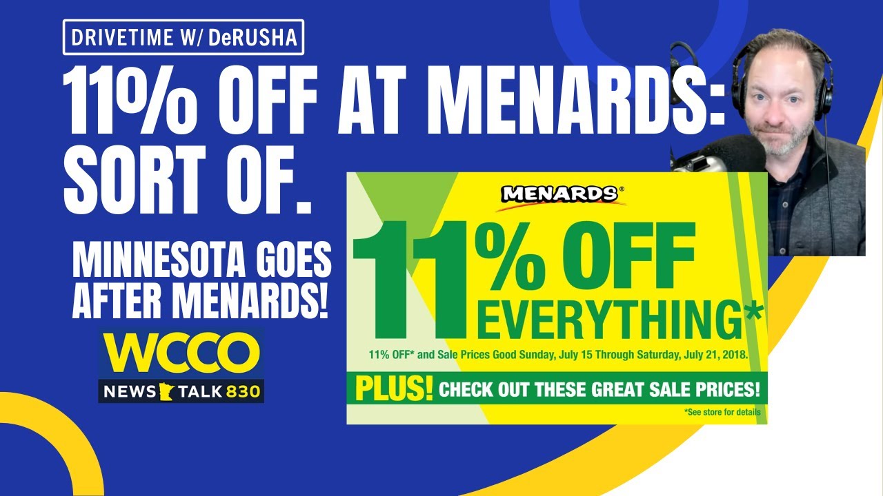 Скидка 11% в Menards: потрясающая скидка или вводящая в заблуждение реклама? Компания урегулирова...