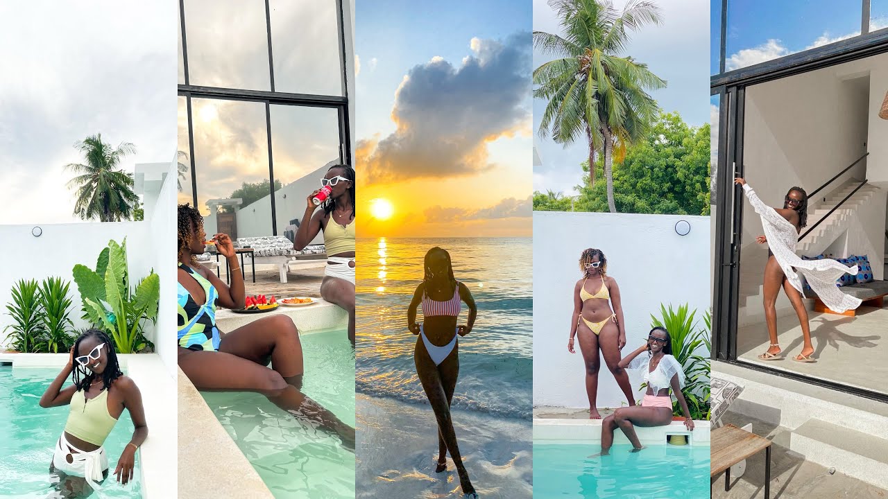 WATAMU GIRLS TRIP|| Luxury villa + Crabshack restaurant + Creating content + Beautiful sunrise