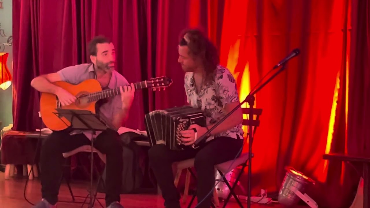 Leonel Gasso (Bandoneon) y Agust&iacute;n Luna (Guitar) @ Belgrade Summer Tango Marathon 8/26/23 #4