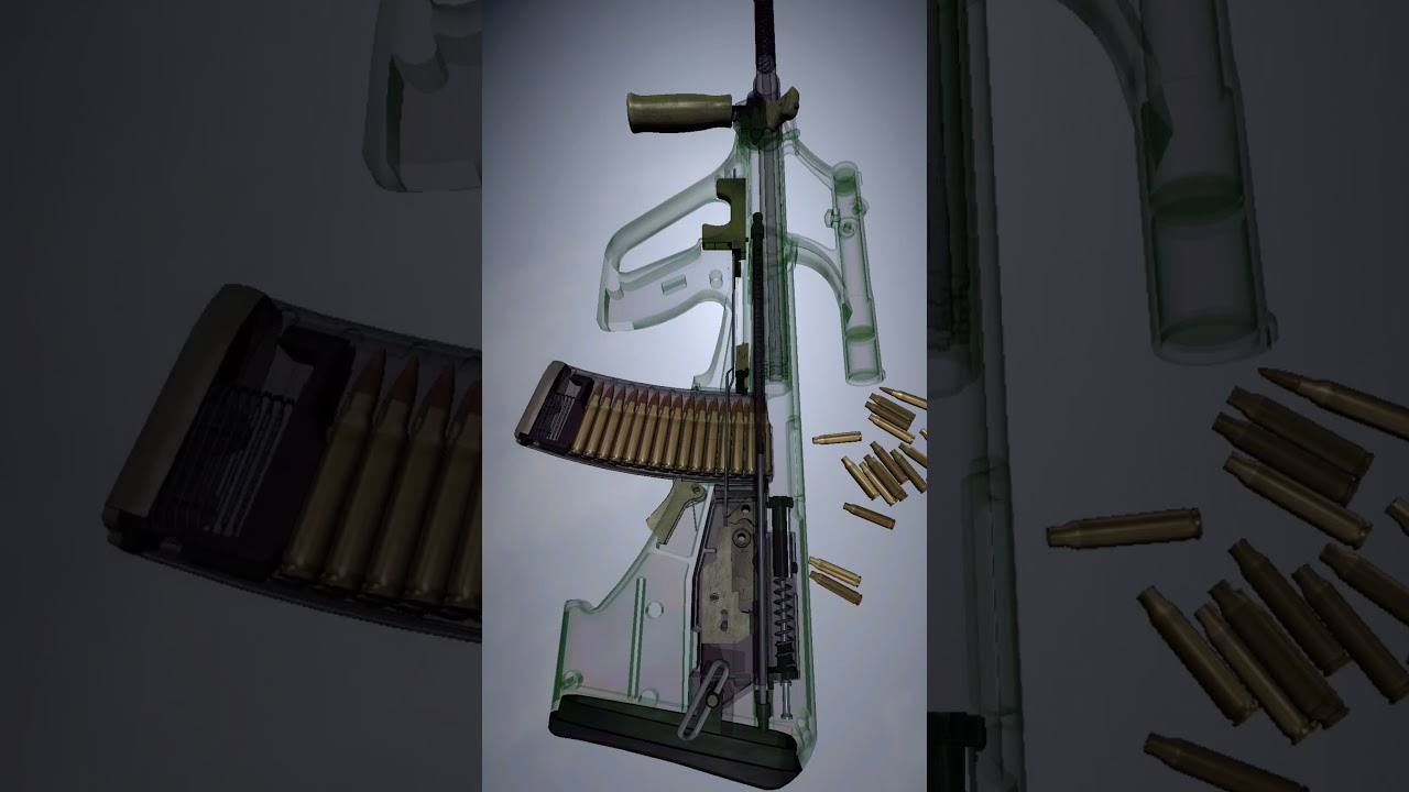 Working of an Steyr AUG