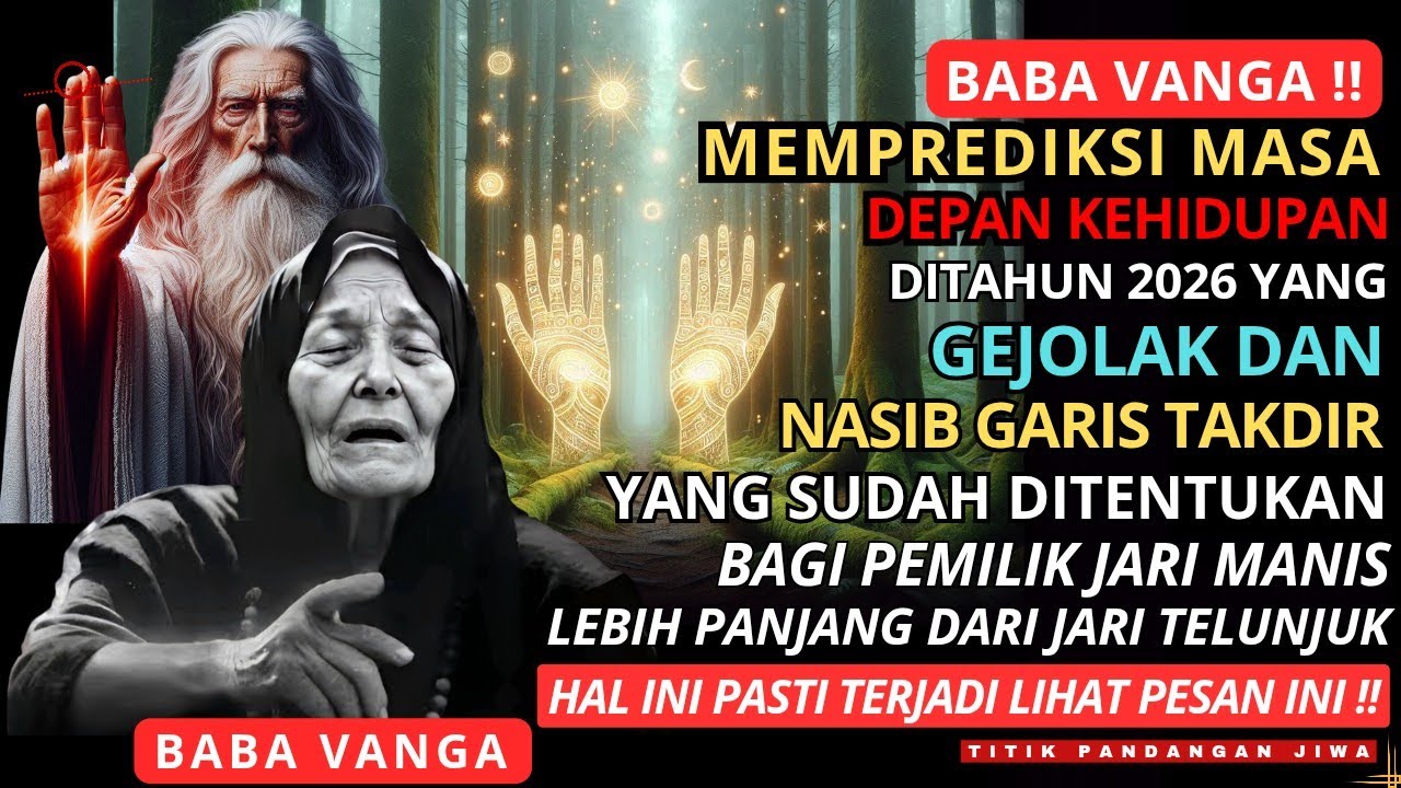 JIWA TERPILIH💫BABA VANGA MEMPREDIKSI MASA DEPAN PEMILIK JARI MANIS  DI TAHUN 2026 – INI TERJADI!😱🚀