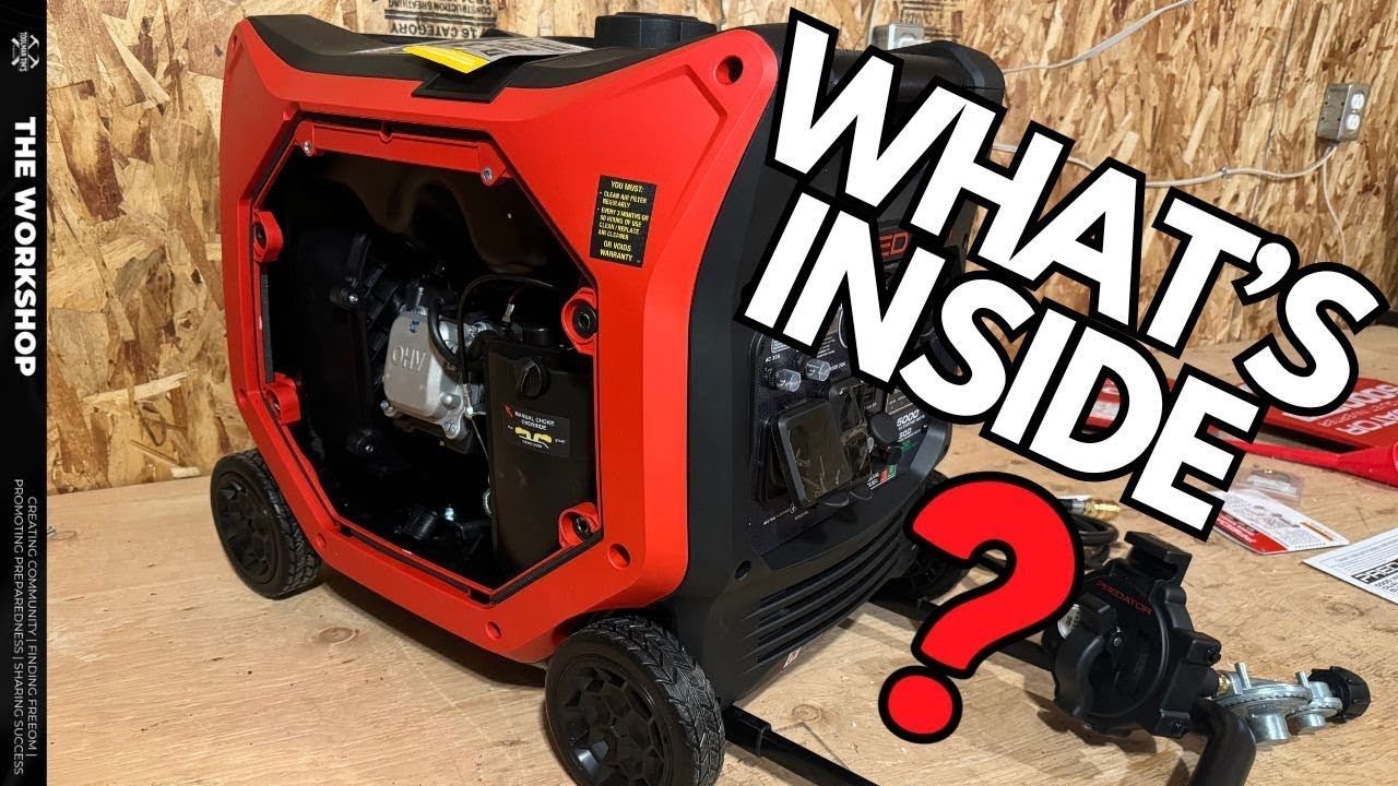 What Comes With The HARBOR FREIGHT Dual Fuel? PREDATOR GENERATOR 5000 W