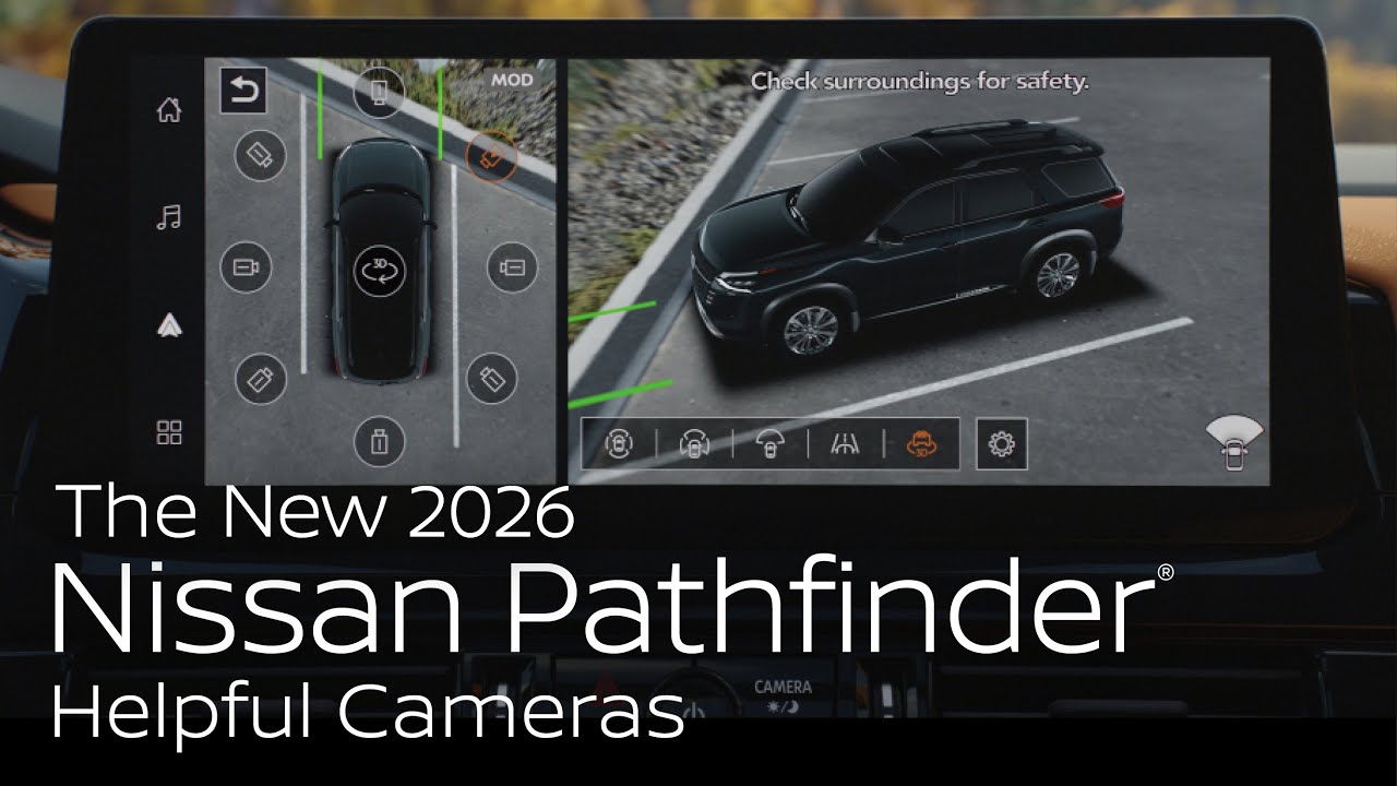 2026 Nissan Pathfinder | Advanced Camera Tech for Confident Parking