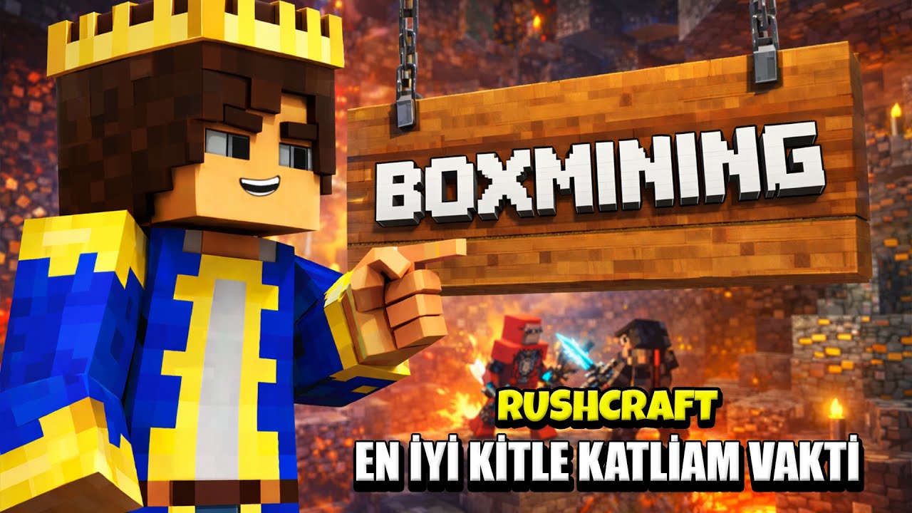 MİNECRAFT BOXMINING NASIL OYNANIR? - RushCraft - Minecraft Sunucu Tanıtımı