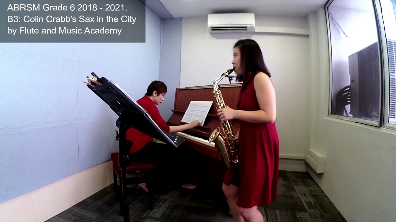Alto Saxophone ABRSM Grade 6 2018 -2021, B3: Colin Crabb's Sax in the City