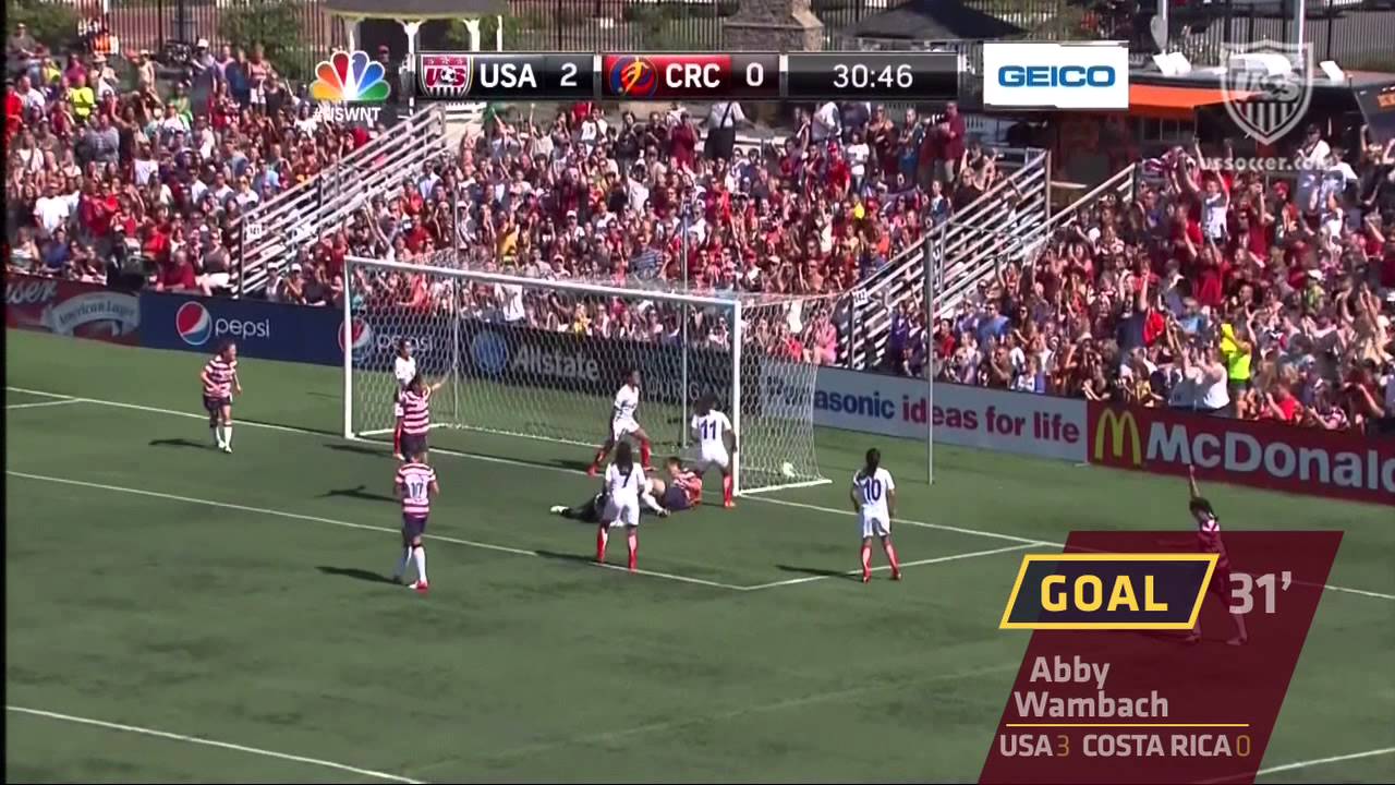 U.S. WNT vs. Costa Rica: Highlights - Sept. 1, 2012