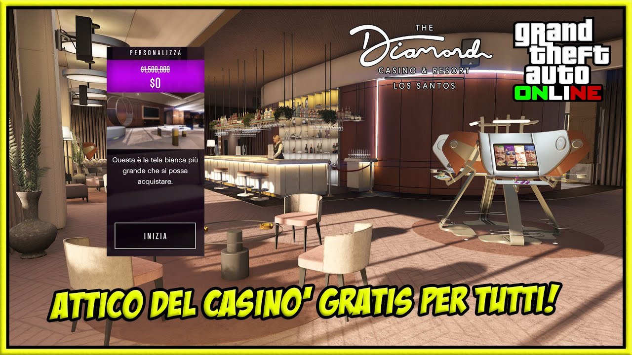 ROCKSTAR REGALA UN ATTICO DEL CASIN&Ograve; A TUTTI I GIOCATORI DI GTA ONLINE