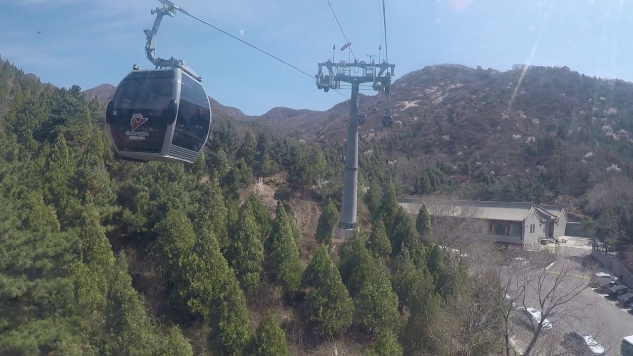 Badaling cable car ,Great Wall , China