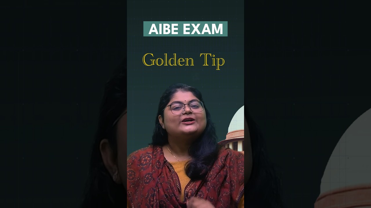 Save time in AIBE Exam ! #aibe #aibe19 #barcouncil