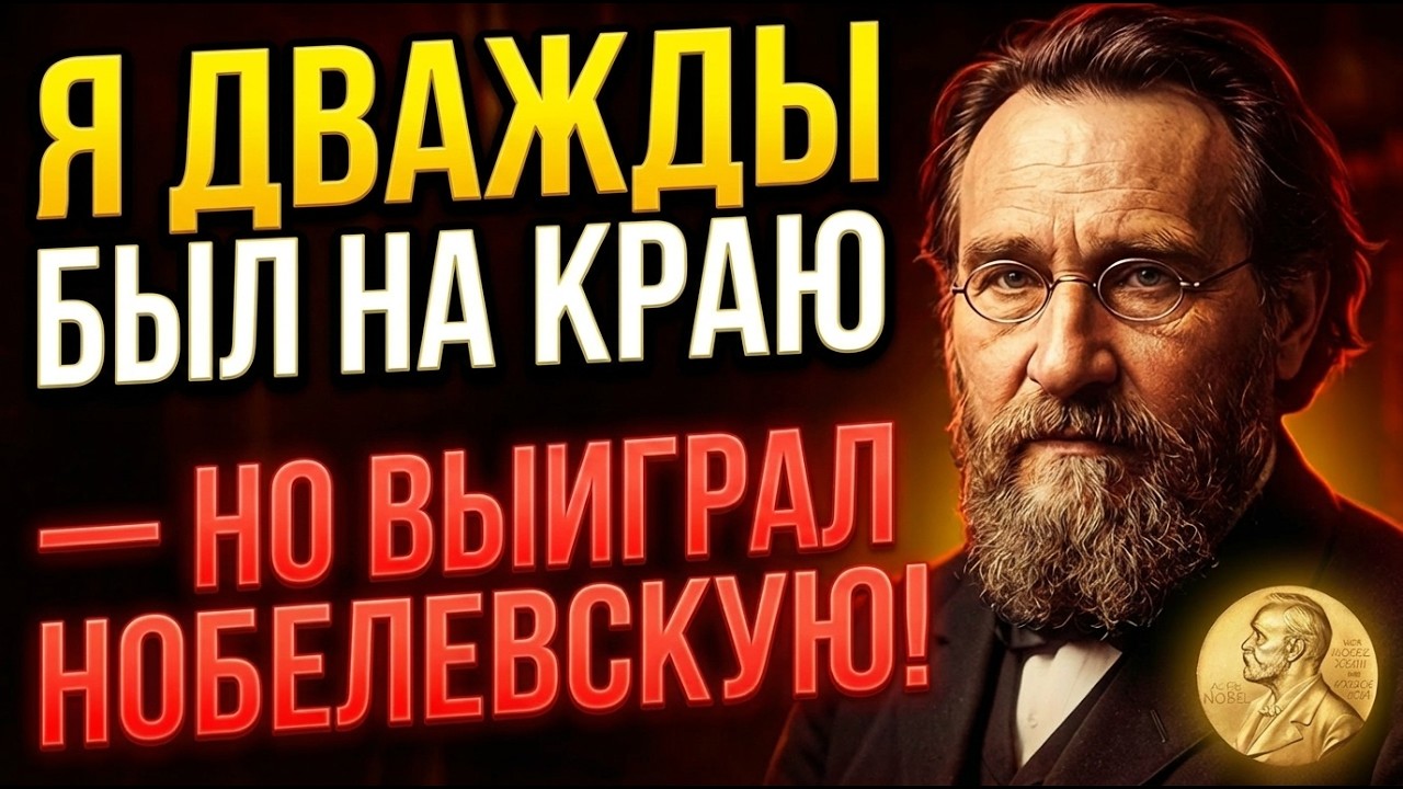 МЕЧНИКОВ: ДВЕ ПОПЫТКИ СУИЦИДА ДО НОБЕЛЕВСКОЙ! ВСЯ ПРАВДА