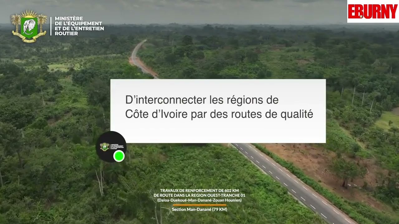 Côte d'Ivoire: La route Man - Danané fait peau neuve