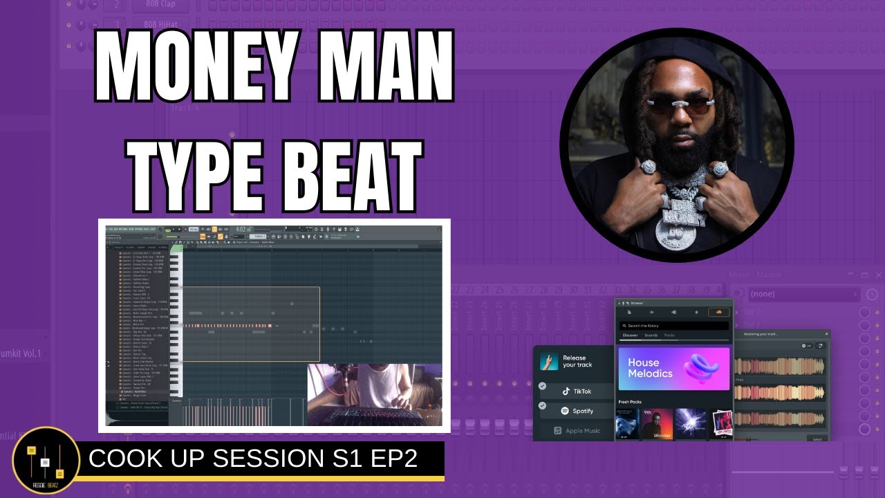 Making a Money Man Type Beat Using FL Cloud : Cook Up Session S1E2 | FL Studio Tutorial