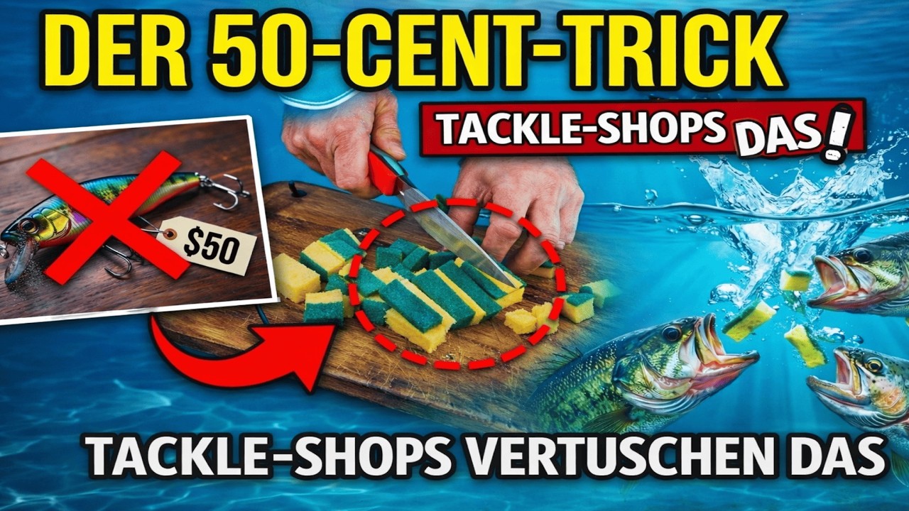 Der Schwamm-Trick: 3× mehr Bisse – teure 50€-Köder sehen alt aus
