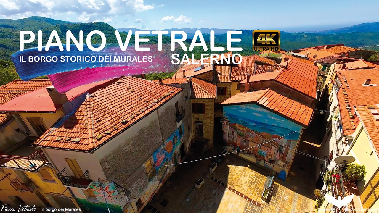 Piano Vetrale Cilento Comune Orria Salerno borgo dipinto dove nacque Paolo de Matteis Cinematic 4k