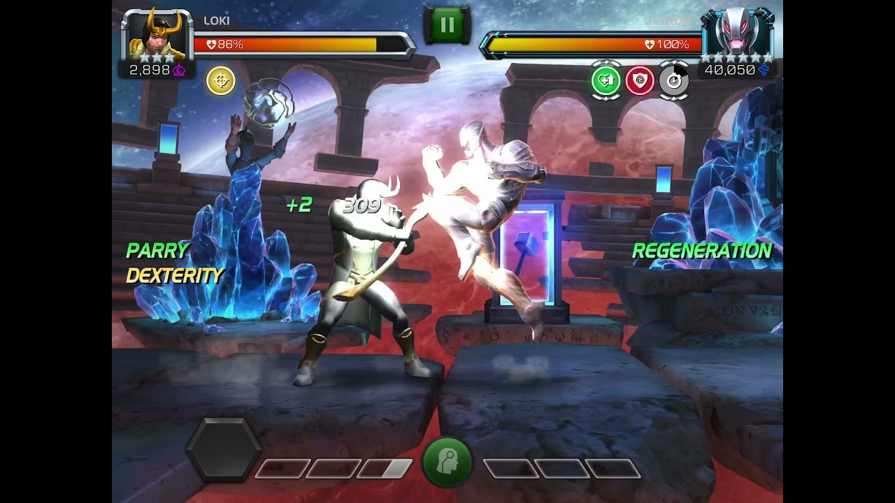 MCOC Carina Challenge: 3-Star Loki vs 5.4.6 Ultron. 29 hits!