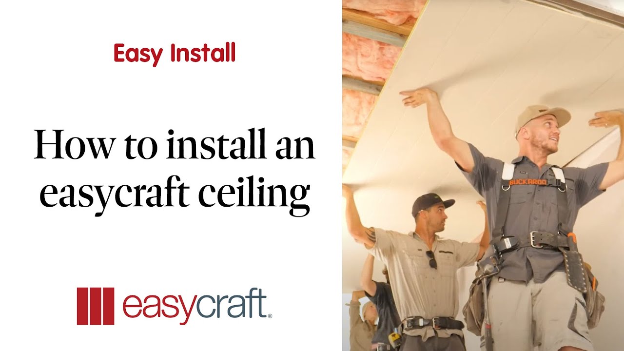 Как установить потолочные панели Easycraft вместе с Киалом и Карой