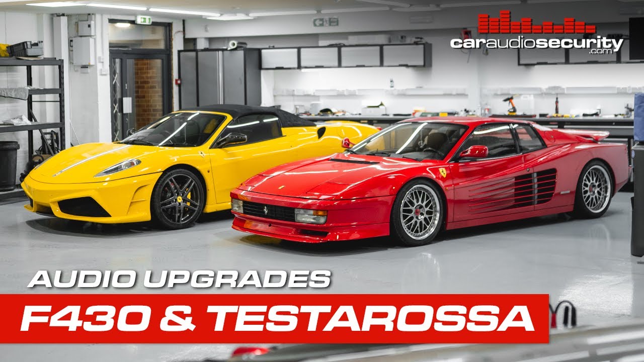 Ferrari Testarossa & F430 Car Audio Install | Car Audio Security