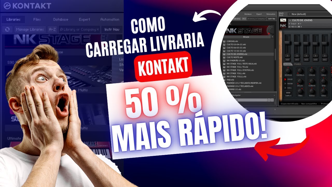 COMO CARREGAR LIVRARIA KONTAKT 50% MAIS RAPIDO