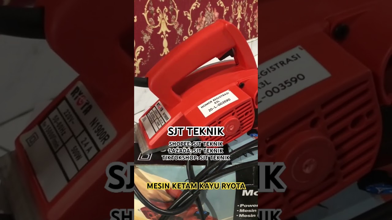 Mesin serut planer kayu ryota #shorts #alatteknik #mesinkayu #powertools