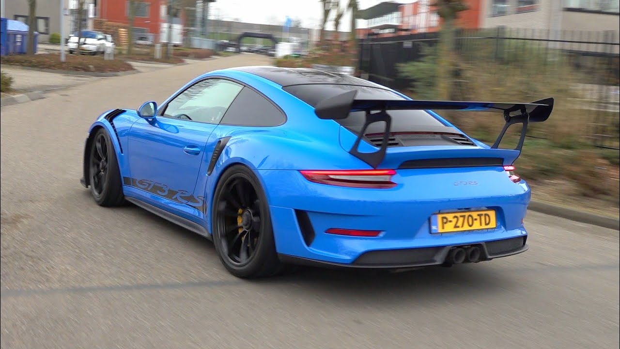 Porsche 991.2 GT3 RS with iPE Exhaust - Start up, Revs & LOUD Acceleration SOUNDS!