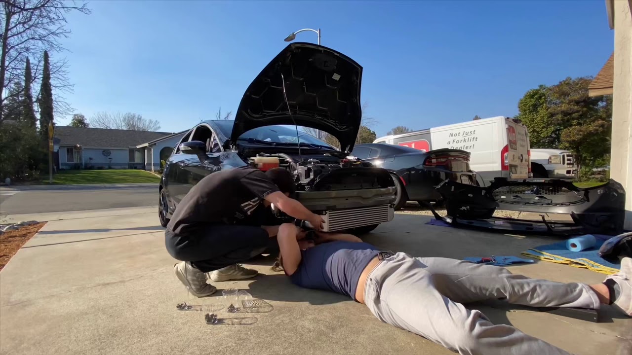 Installing Big Intercooler On a Ford Fiesta ST!!