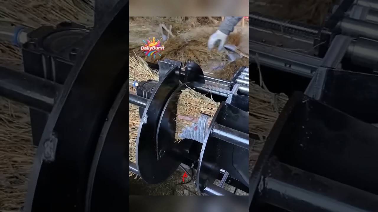 Bamboo Broom Making Process 🎋🧹 #shorts