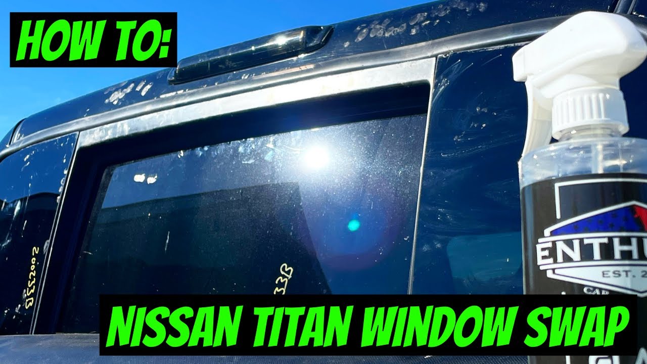 Nissan Titan Rear Window Swap for my Duramax!!! pt.1