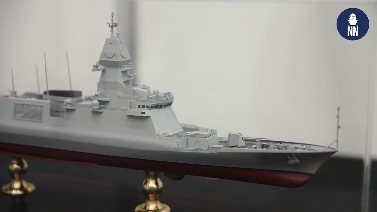 HD HHI FFX Batch III Frigate at IODS 2024 in Australia