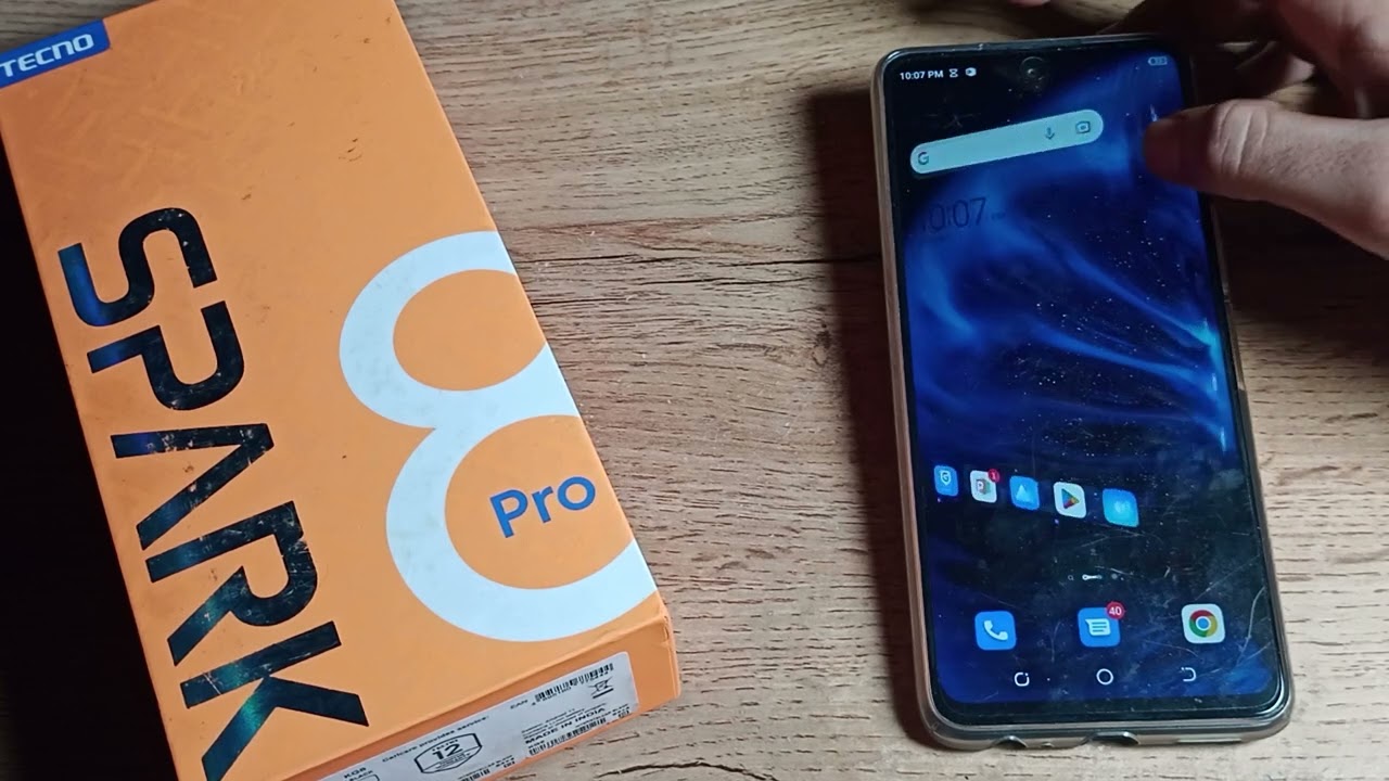 How to set Default Font size in Tecno spark 8 Pro phone, Text Default setting
