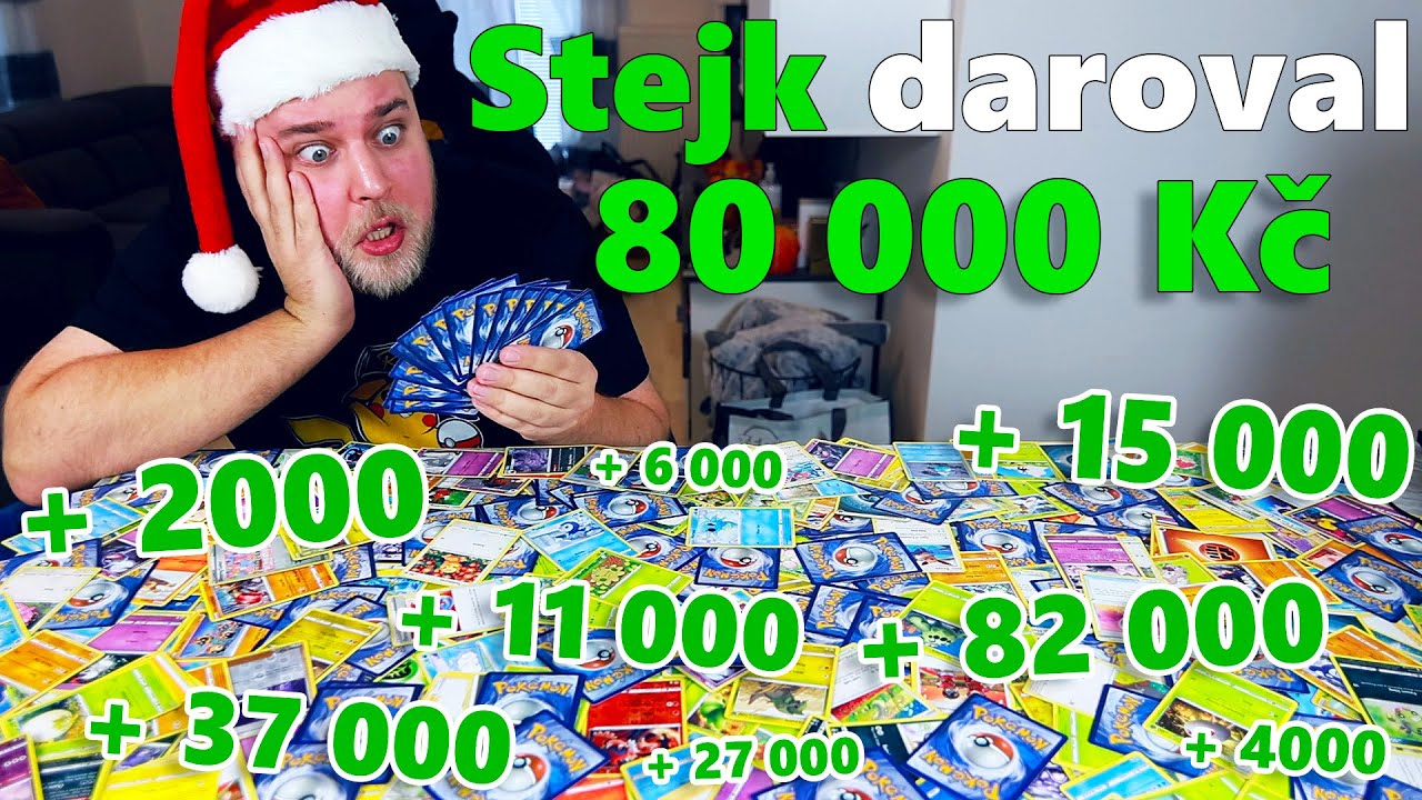 ZA KAŽDOU DOBROU KARTU DÁM TISÍCOVKU DONATE - OBŘÍ OTEVÍRÁNÍ KARET (1500 KARET)