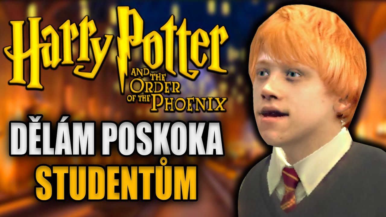 HARRY POTTER ovšem dělám poskoka studentům