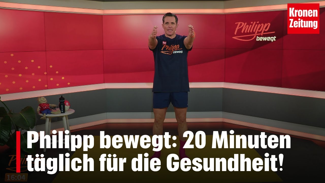 Philipp bewegt am Samstag, 1.3.: 20 Minuten täglich machen den Unterschied