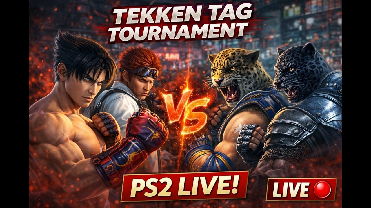 Tekken Tag Tournament PS2 Live  Classic 2v2 Battles  Full Power Arcade Mode