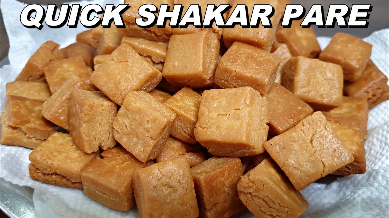 Crispy Shakarpara Recipe - Wheat Flour Shakkarpara | With Secret Tips