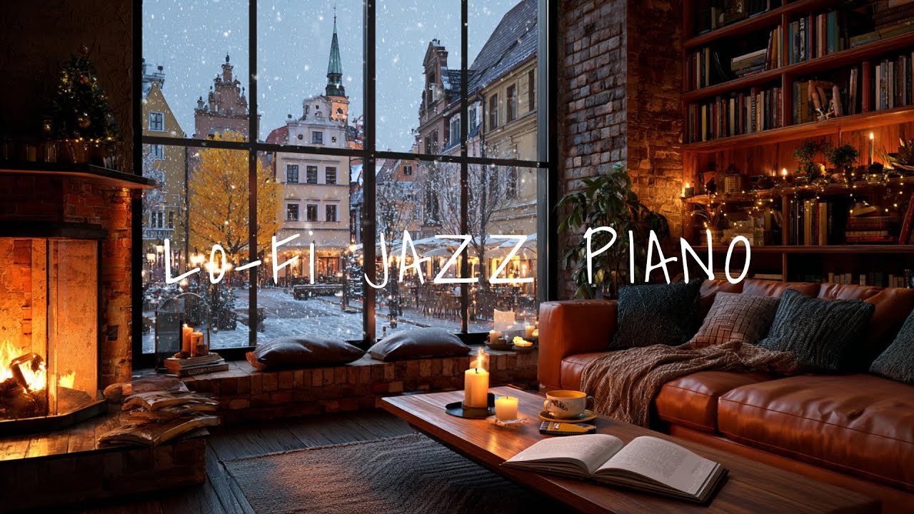 Snowy Chalet Jazz ☕ Lo-Fi Jazz for Work, Study & Focus