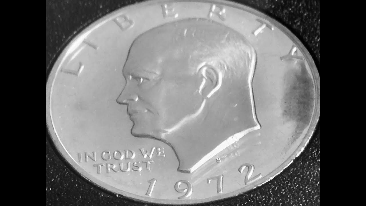 1972 S Eisenhower Silver Dollar Coin (Worth $9)